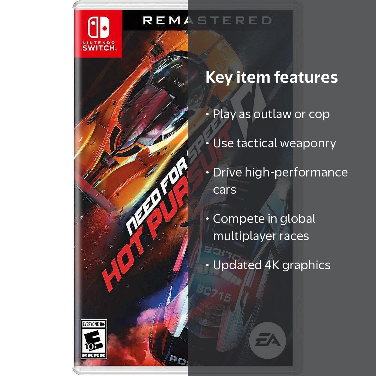 Need for Speed: Hot Pursuit Remastered - Nintendo Switch - Walmart.com