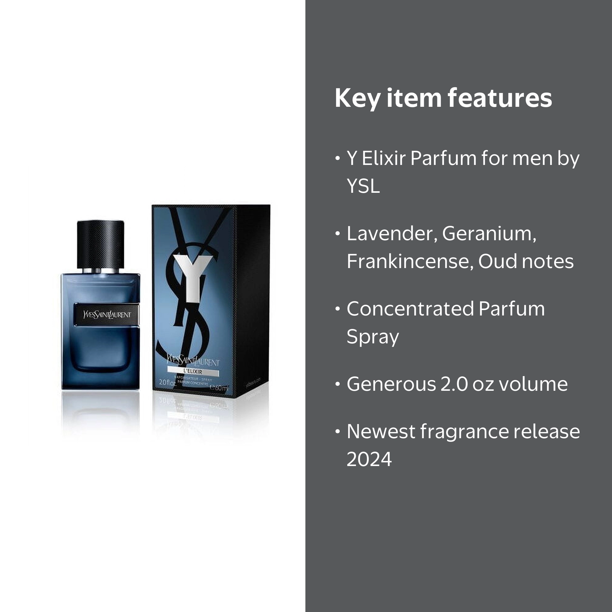Yves Saint Laurent Men's Y Elixir Parfum 2.0 oz Fragrance