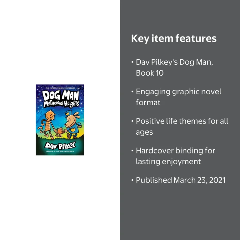 Dav Pilkey, Dog Man: Mothering Heights, #10, Graphic Novel