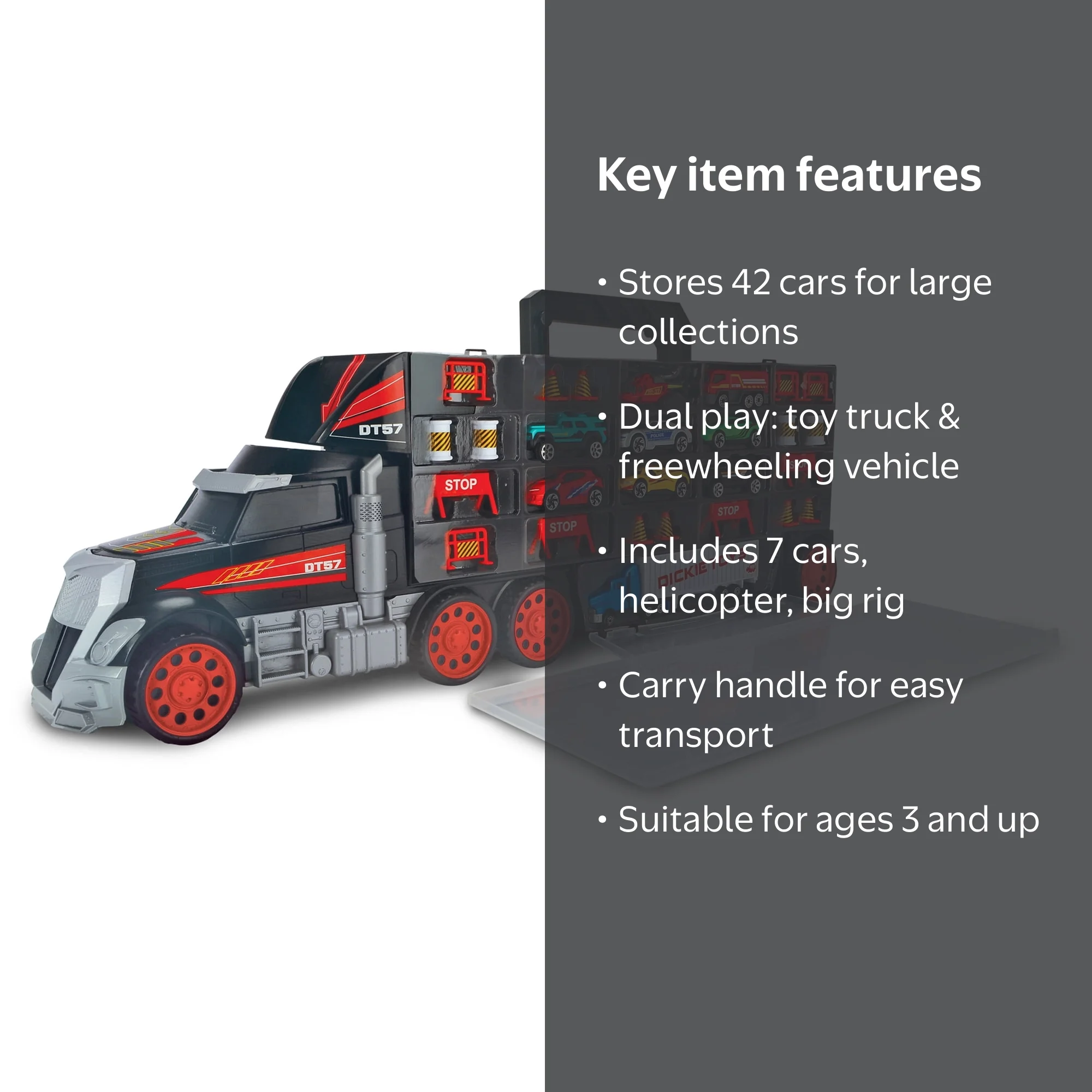 Dickie Toys - Truck Carry Case Playset - Walmart.com