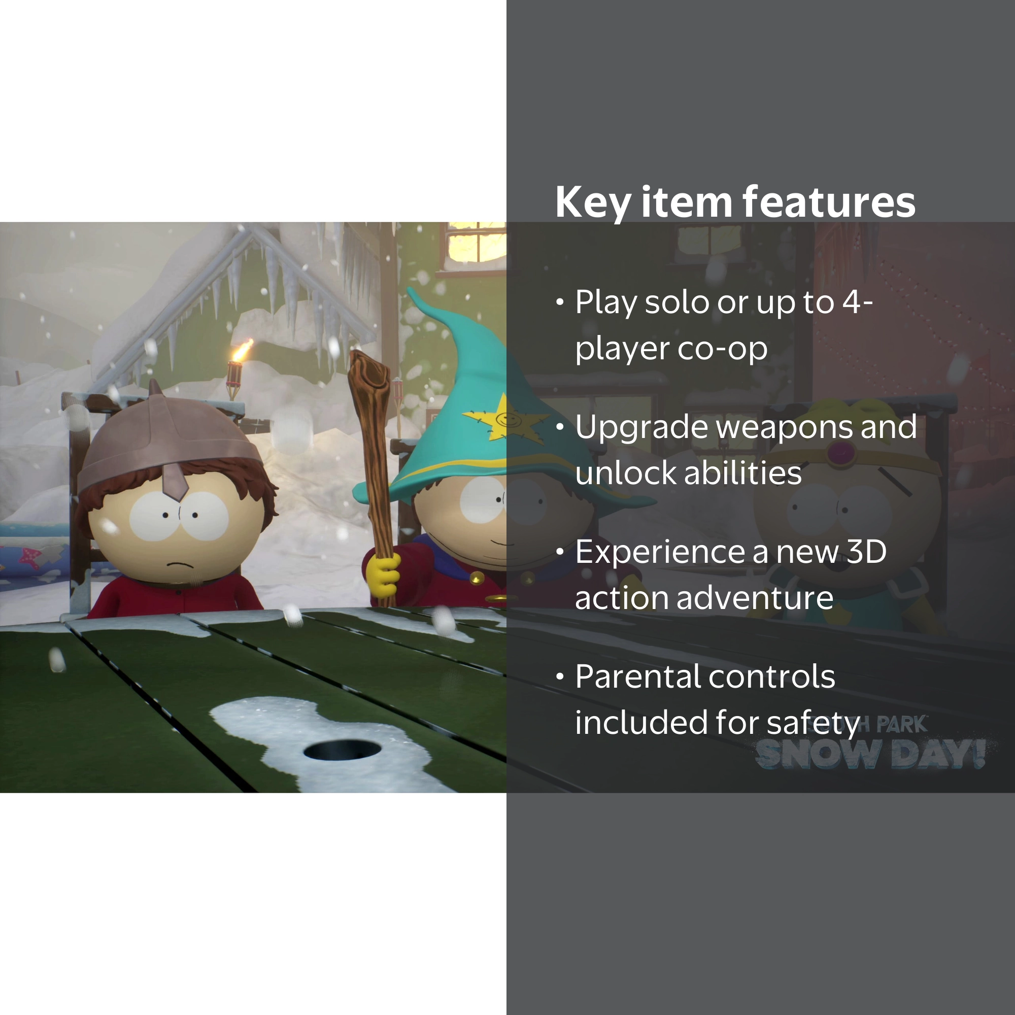 THQ Nordic, Nintendo Switch Game, SOUTH PARK SNOW DAY, Co-op
