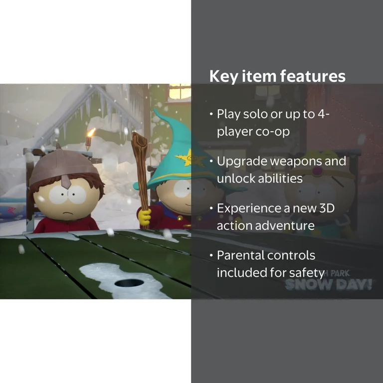 THQ Nordic, Nintendo Switch Game, SOUTH PARK SNOW DAY, Co-op