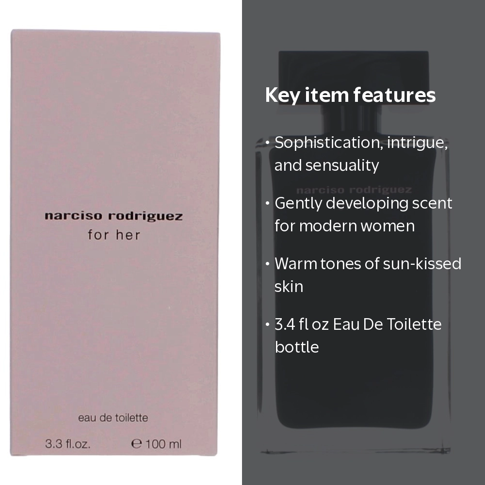 Narciso Rodriguez, Eau De Toilette, 3.4 Oz, Floral Woody