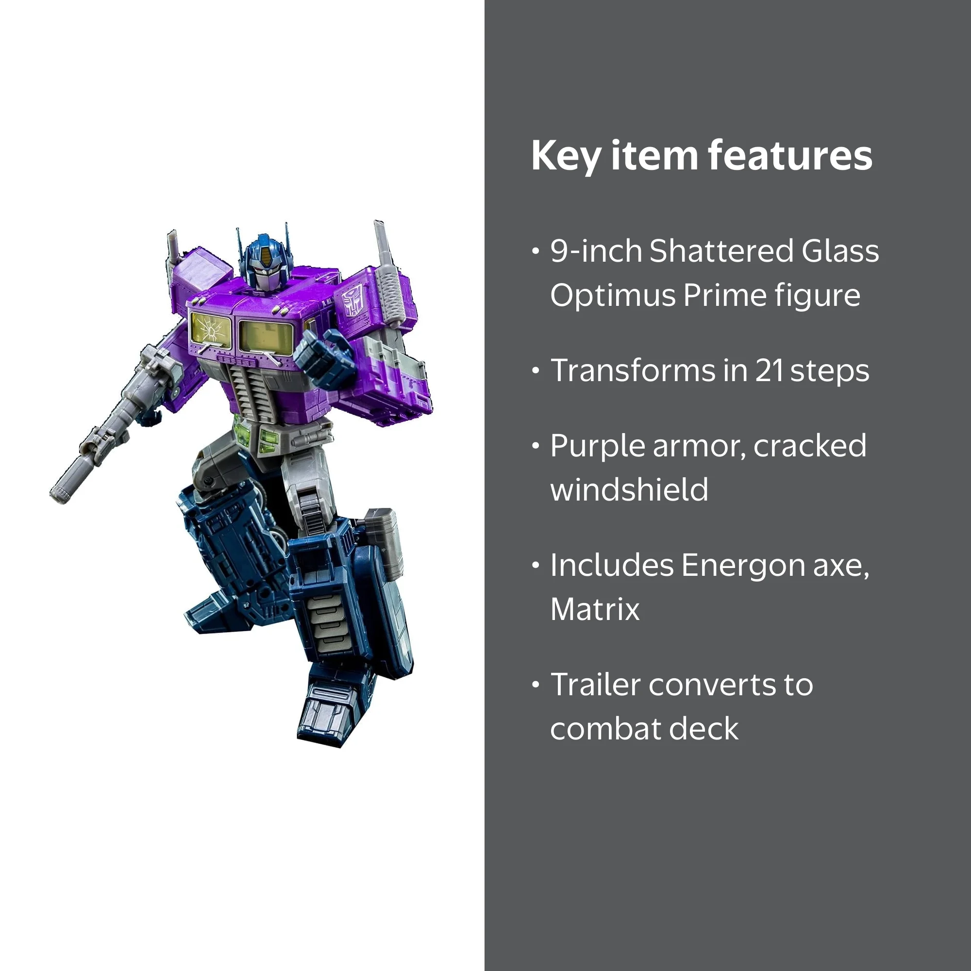 Takara Tomy Action Figures, Shattered Glass Optimus Prime