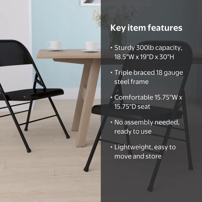 Flash Furniture HERCULES Series Steel Foldable Heavy Duty