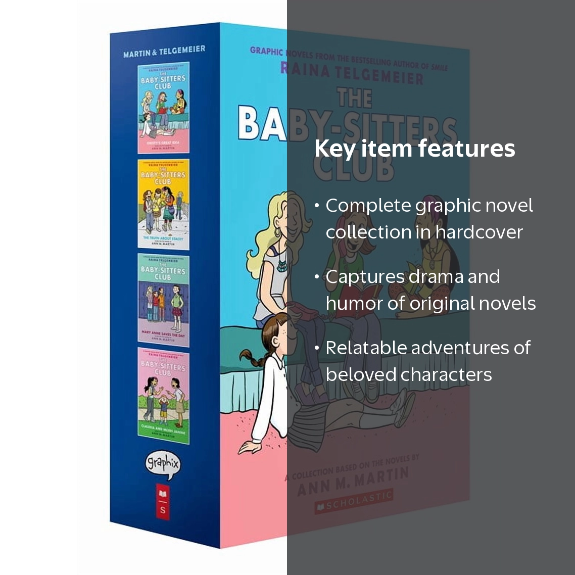 The Baby-Sitters Club #1-4 Graphic Novel Box Set, Hardcover