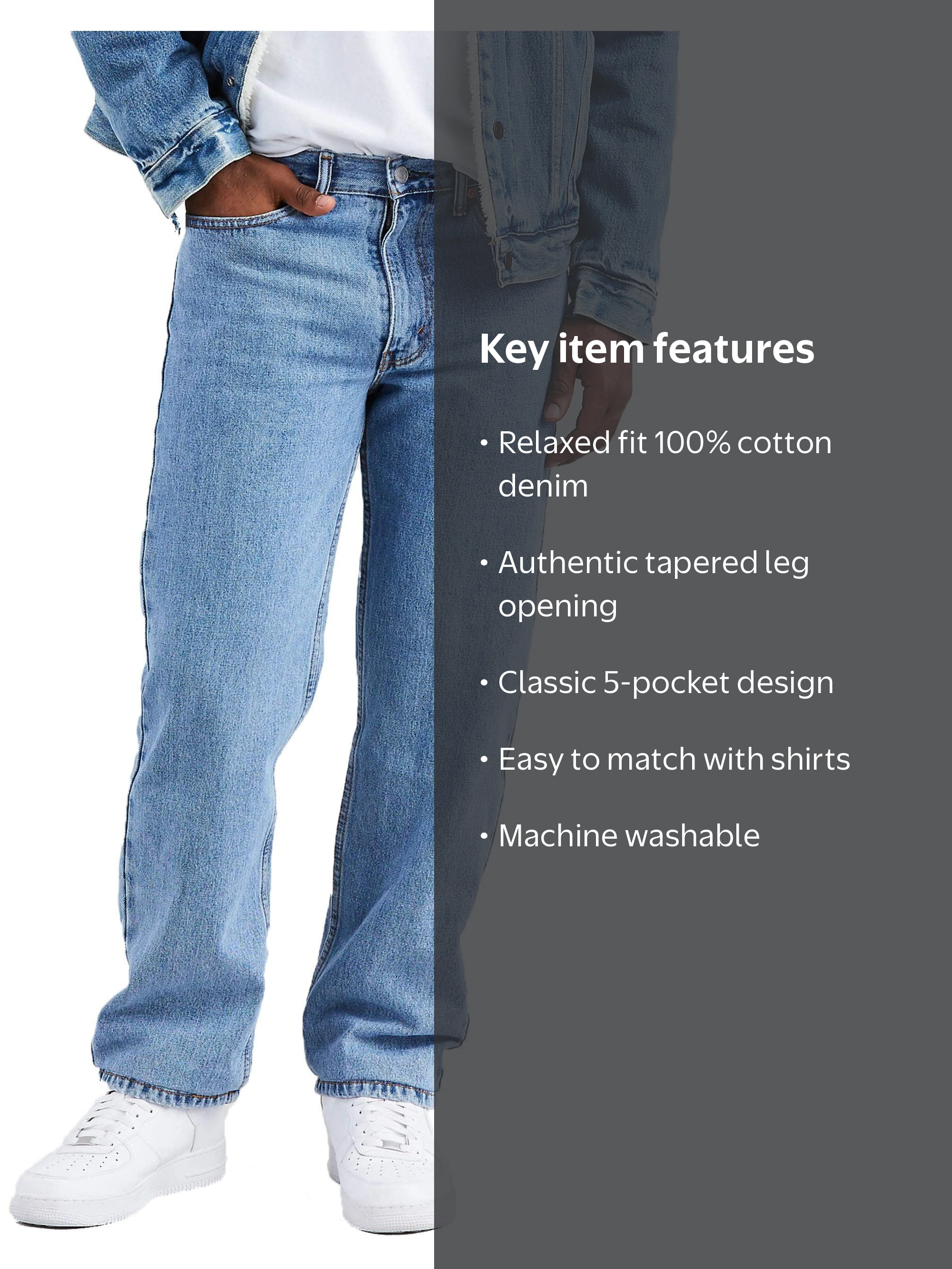 Levi's Men's 550 Relaxed Fit Jeans - Walmart.com