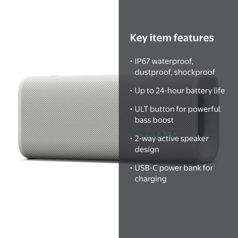 Sony, ULT FIELD 3 Wireless Portable Bluetooth Speaker - Walmart.com