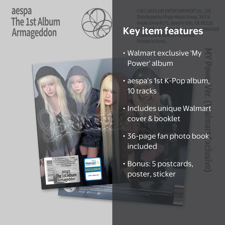 aespa - The 1st Album 'Armageddon' (My Power Ver.) - Walmart