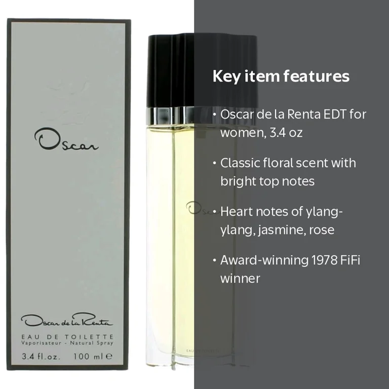 Oscar de la Renta, Eau De Toilette, 3.4 Oz, Floral Women's Perfume