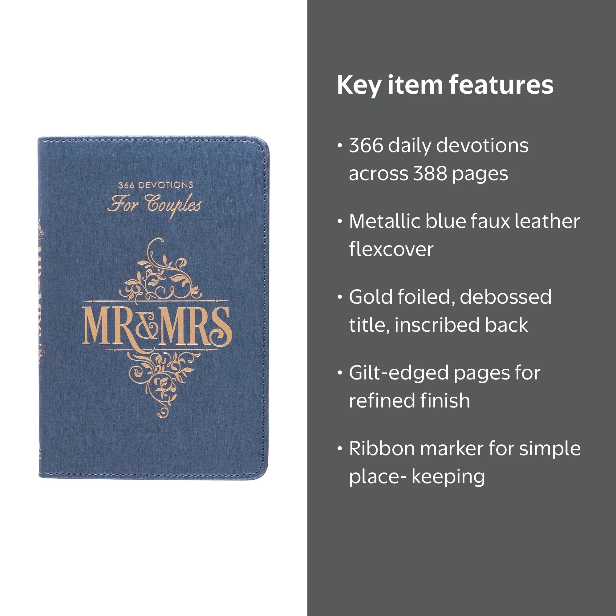 Mr. & Mrs. 366 Devotions for Couples Devotional Book - Walmart.com