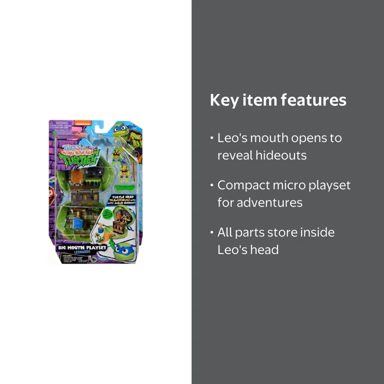 Playmates Toys Teenage Mutant Ninja Turtles Big Mouth Leonardo