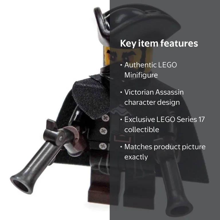LEGO Series 17 Victorian Assassin Minifigure - Mini Characters