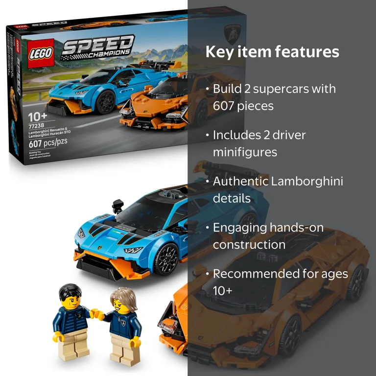 LEGO, Building Toy, 77238, Race, Collect & Display - Walmart.com