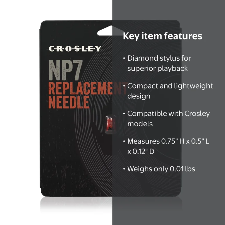 Crosley　クロスレイ NP1 交換針 cm3dmju Crosley Diamond Stylus Replacement Needle - Walmart.com
