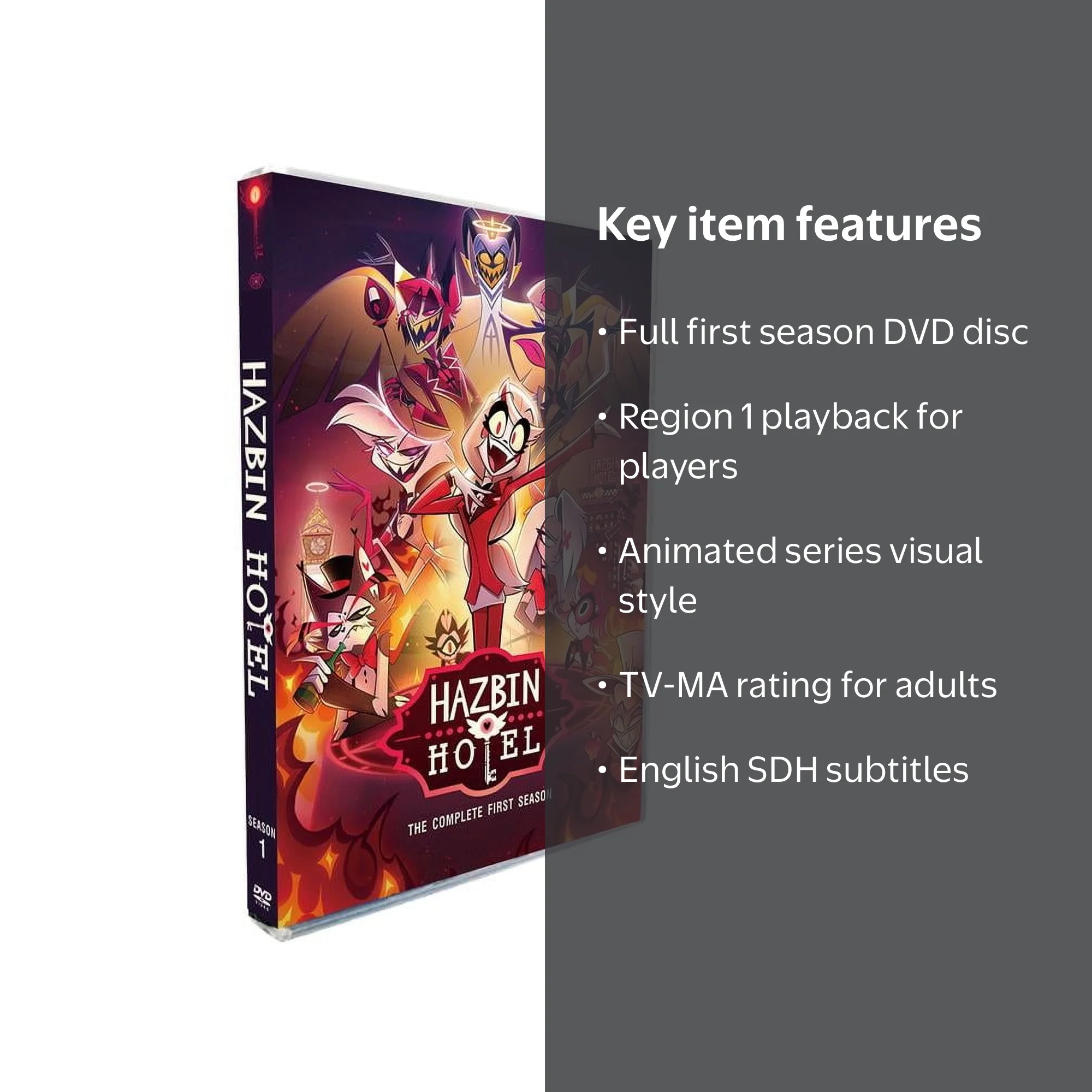 Hazbin Hotel Season 1 (DVD) - Walmart.com