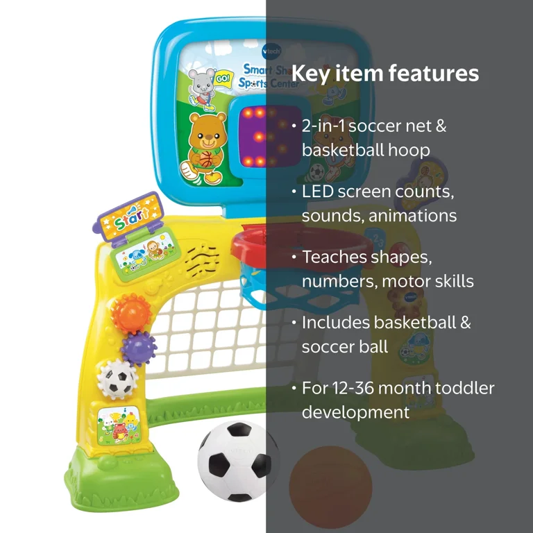 VTech, Smart Shots Sports Center, Learning Toy, Sports Toy