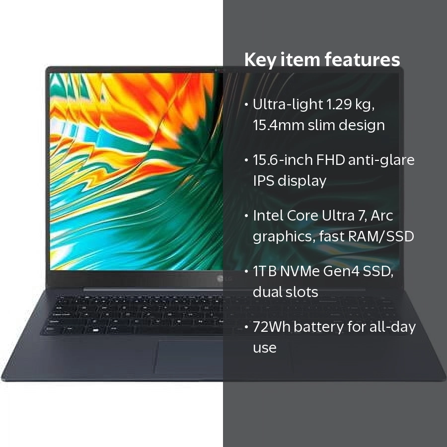 LG, SuperSlim Laptop, 15.6