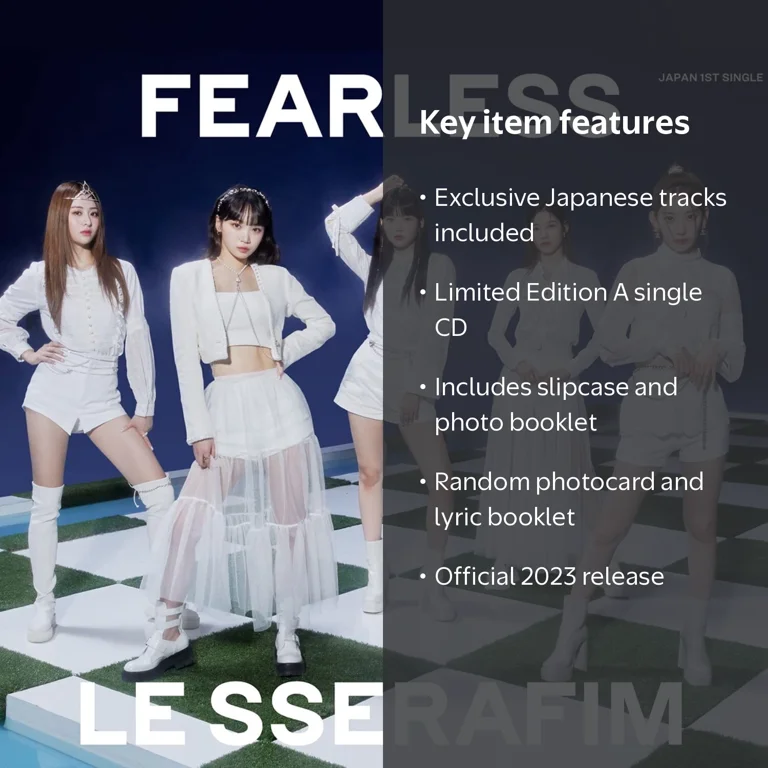 Le Sserafim - LE SSERAFIM - Fearless (Limited Edition A - CD + Le Sserafim - LE SSERAFIM - Fearless (Limited Edition A - CD +