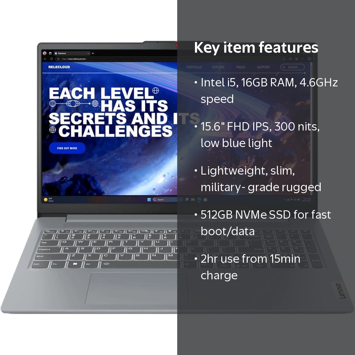 Windowsノート本体 Lenovo IdeaPad Slim 360 15 i5 16G 512G Lenovo IdeaPad Slim 3 15IRU8 15.6