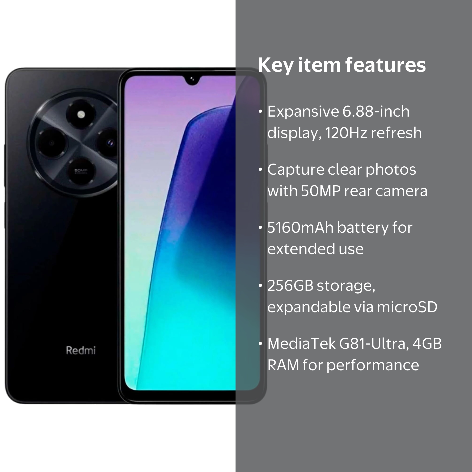 Xiaomi Redmi 14C 4G GSM Unlocked Smartphone 6.88