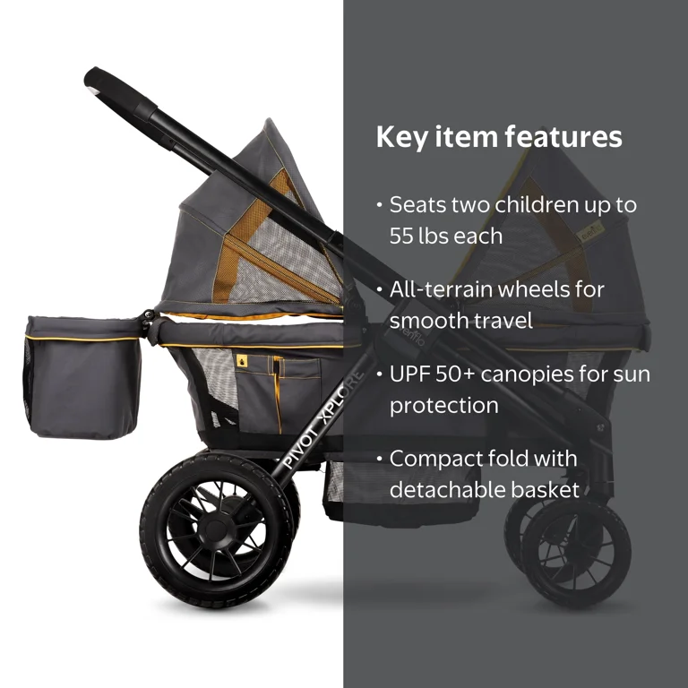 Evenflo, All-Terrain Stroller Wagon, Pivot Xplore, Adventurer