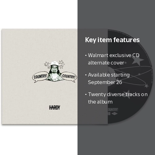 Hardy - COUNTRY! COUNTRY! (Walmart Exclusive) - CD - Walmart.com