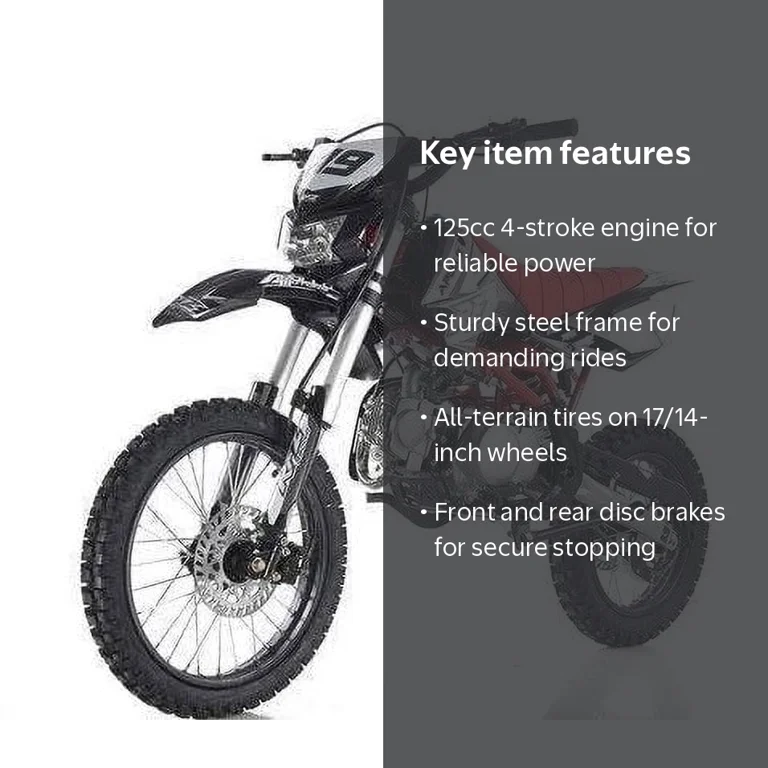 Apollo DB X19 - 125cc Gas Powered Dirt Bike with Headlights For