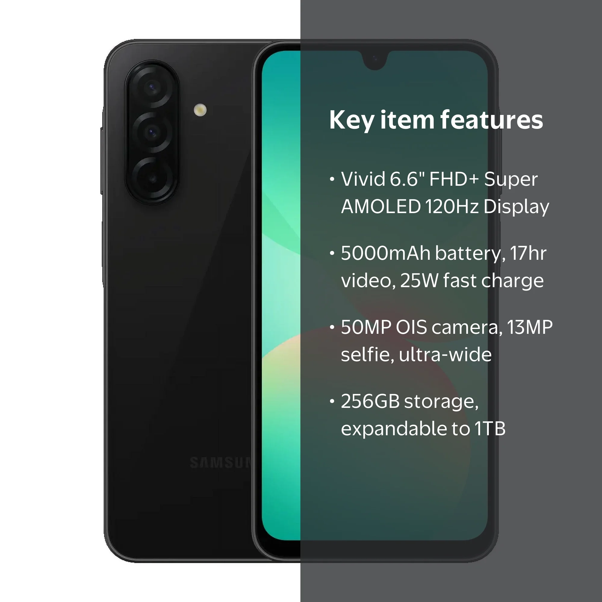SAMSUNG - 【SIMフリー】Galaxy A26 5G｜256GB｜ブラック【新品】 Samsung Galaxy A26 5G A266M 256GB Dual-SIM GSM Unlocked Android