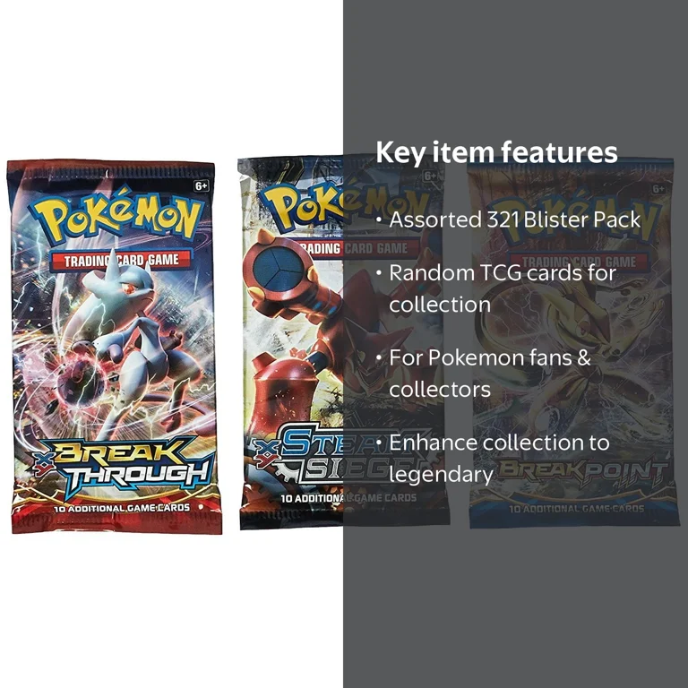Pokemon Trading Card Games Assorted 321 Blister - Walmart.com
