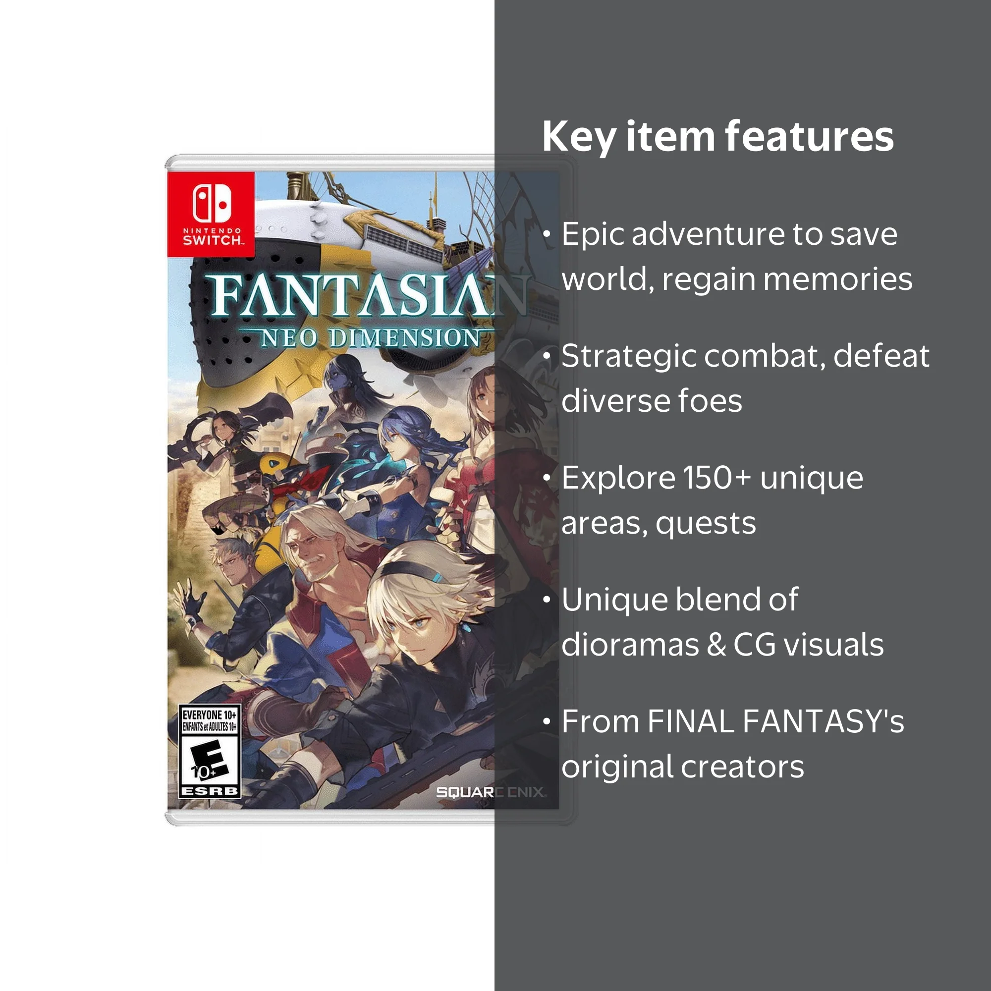 Square Enix, FANTASIAN Neo Dimension, Nintendo Switch - Walmart.com