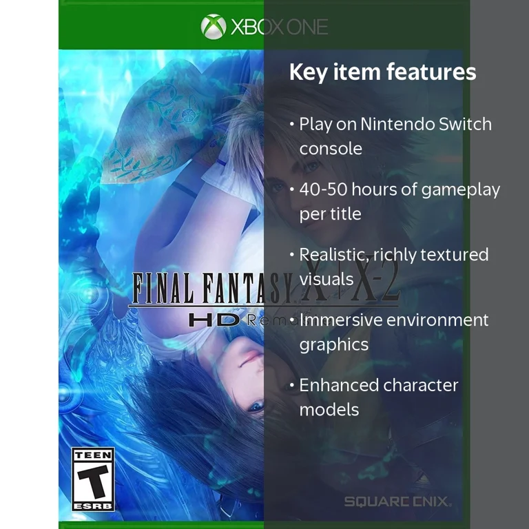 Square Enix Final Fantasy X X-2 HD Remaster, Xbox One Exclusive