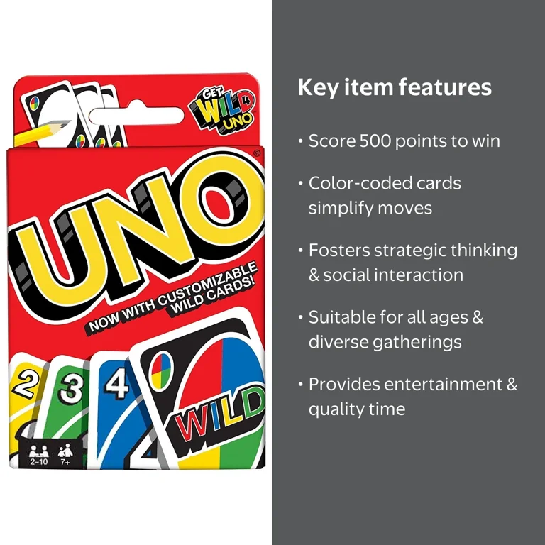 rare uno cards Mattel, Card Game, Color Coded, Family Game Night Celebrate the 50th anniversary of the UNO game with this gorgeous premium collectable pack Rare Uno - Etsy