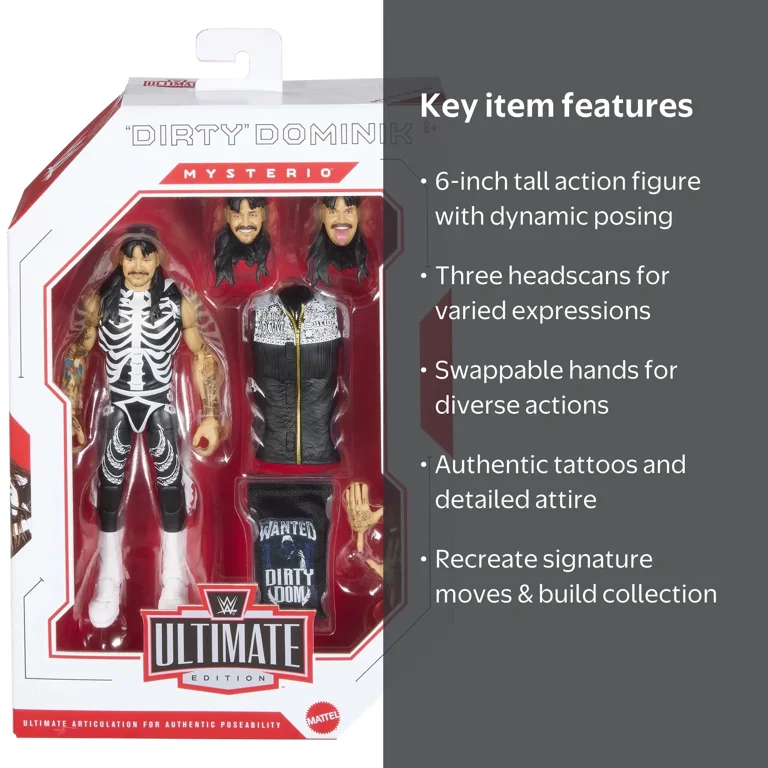 WWE Dominik Mysterio WWE Ultimate Edition 29 Toy Action Figure