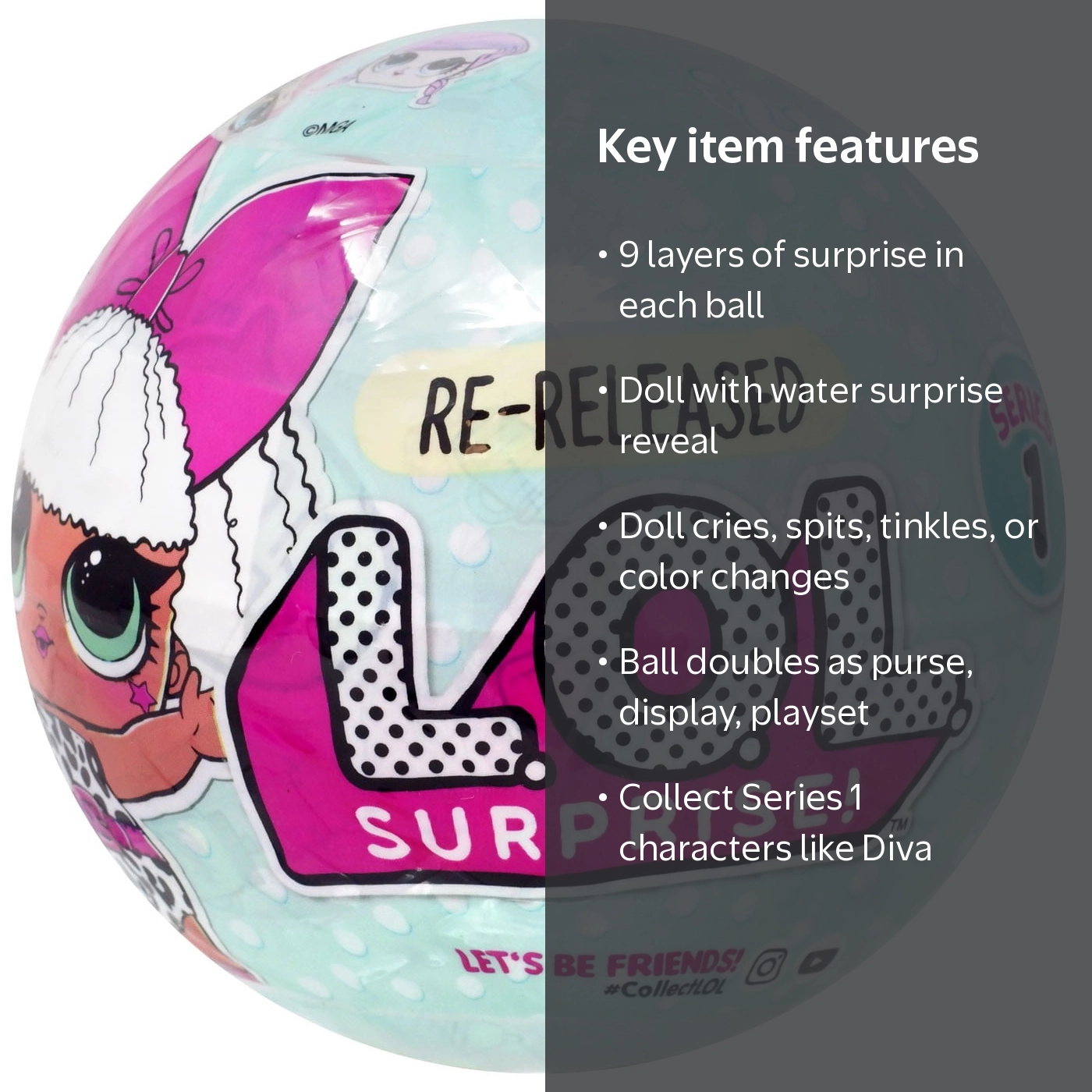 LOL Surprise Original Series 1 Diva Mystery Pack - Walmart.com