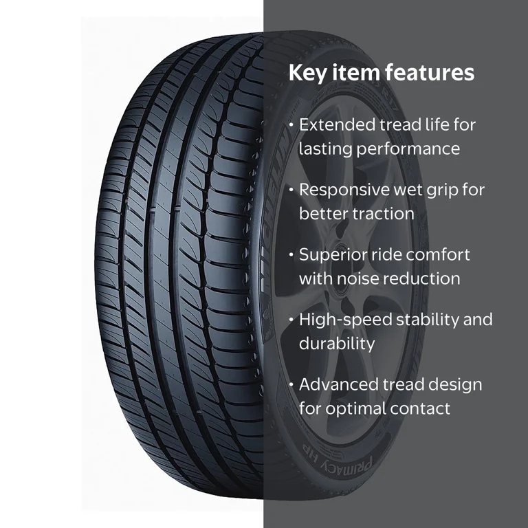 Michelin Primacy HP Summer 215/45R17 87W Tire - Walmart.com