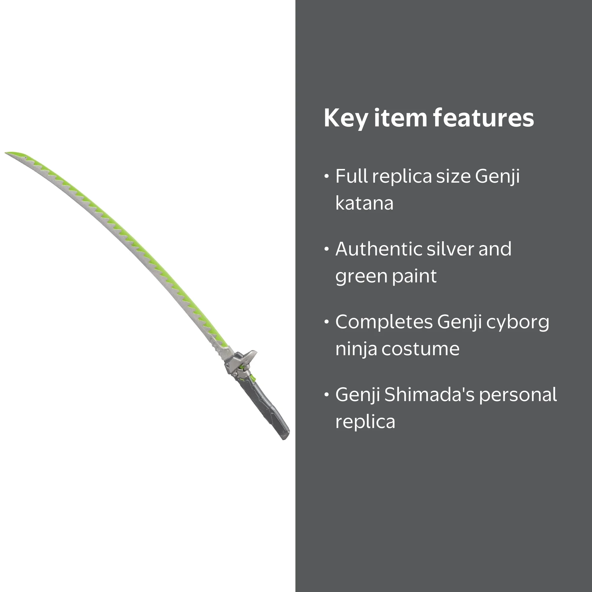 Disguise Overwatch Sword of Genji Halloween Costume Accessory