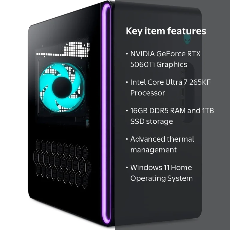 Alienware Aurora Gaming Desktop ACT1250 - Intel Core Ultra 7 265KF