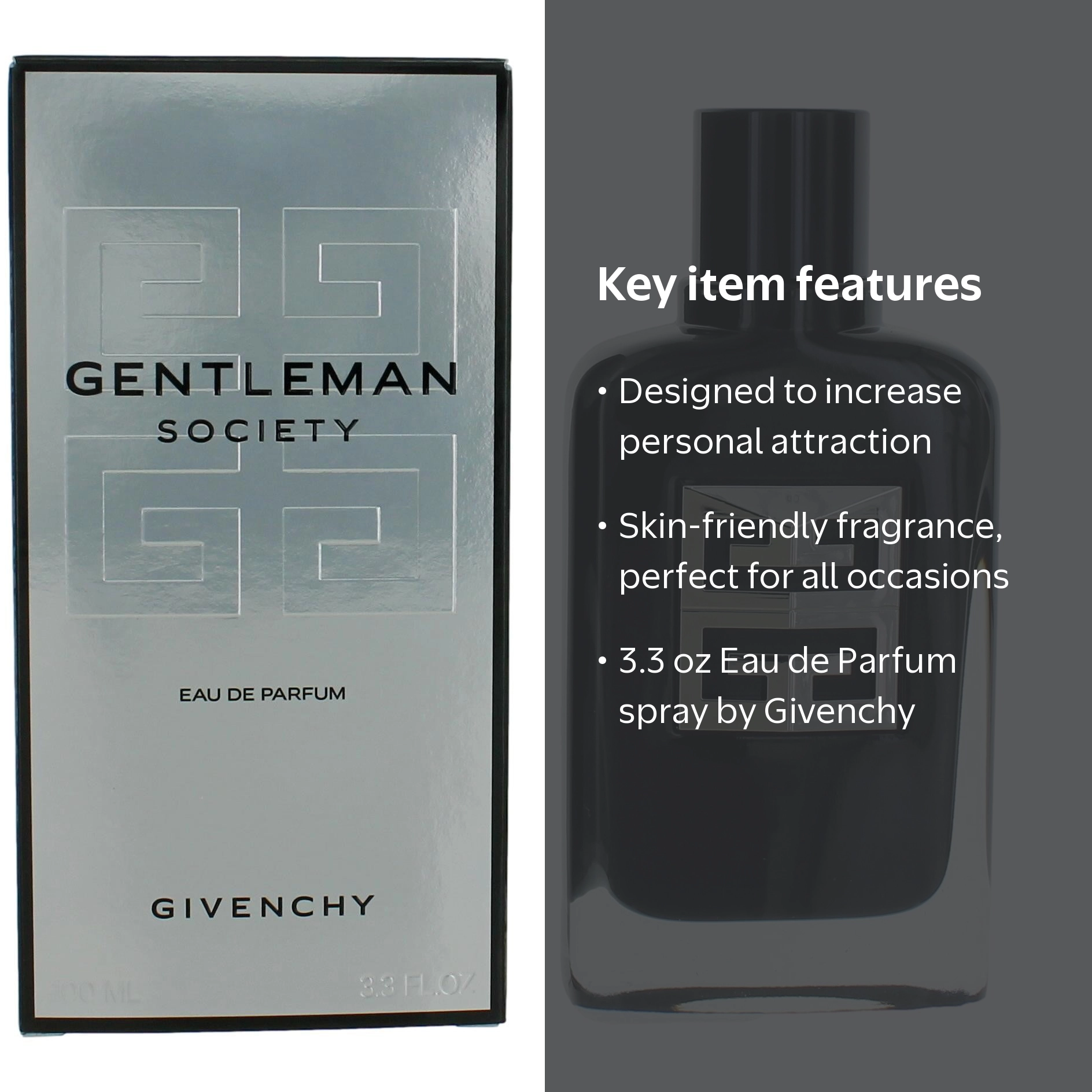 Givenchy, Gentleman Society Men Fragrance, 3.3 oz EDP Spray