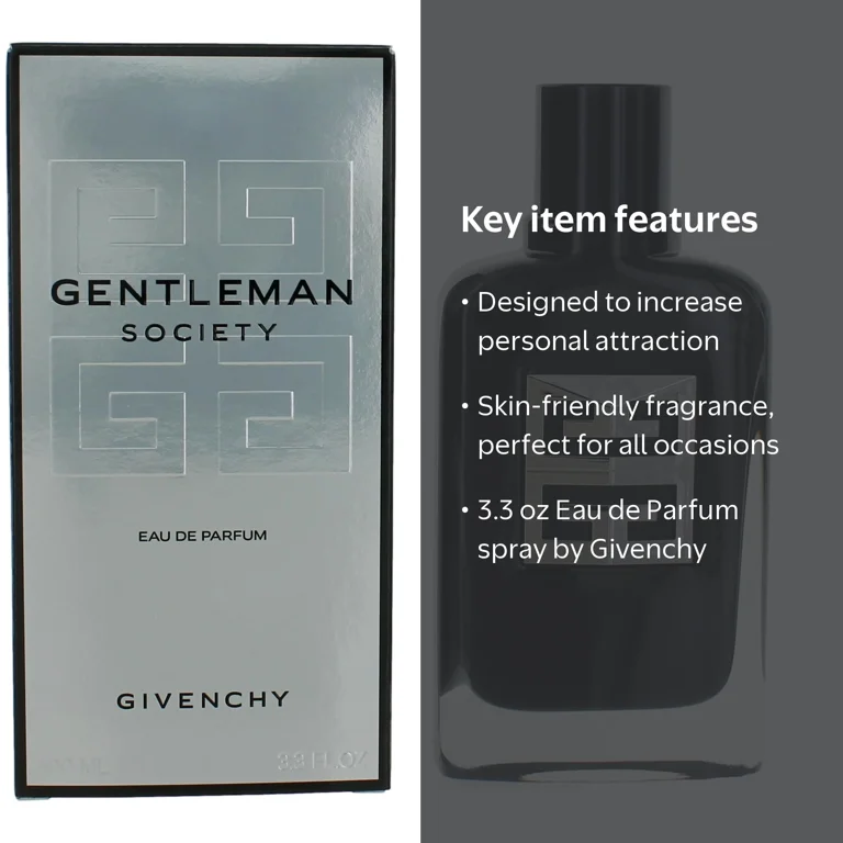 Givenchy, Gentleman Society Men Fragrance, 3.3 oz EDP Spray