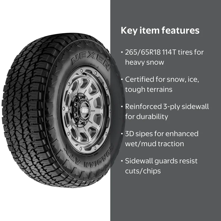Nexen Roadian ATX 265/65R18 114T BSW, Enhanced Grip All-Terrain