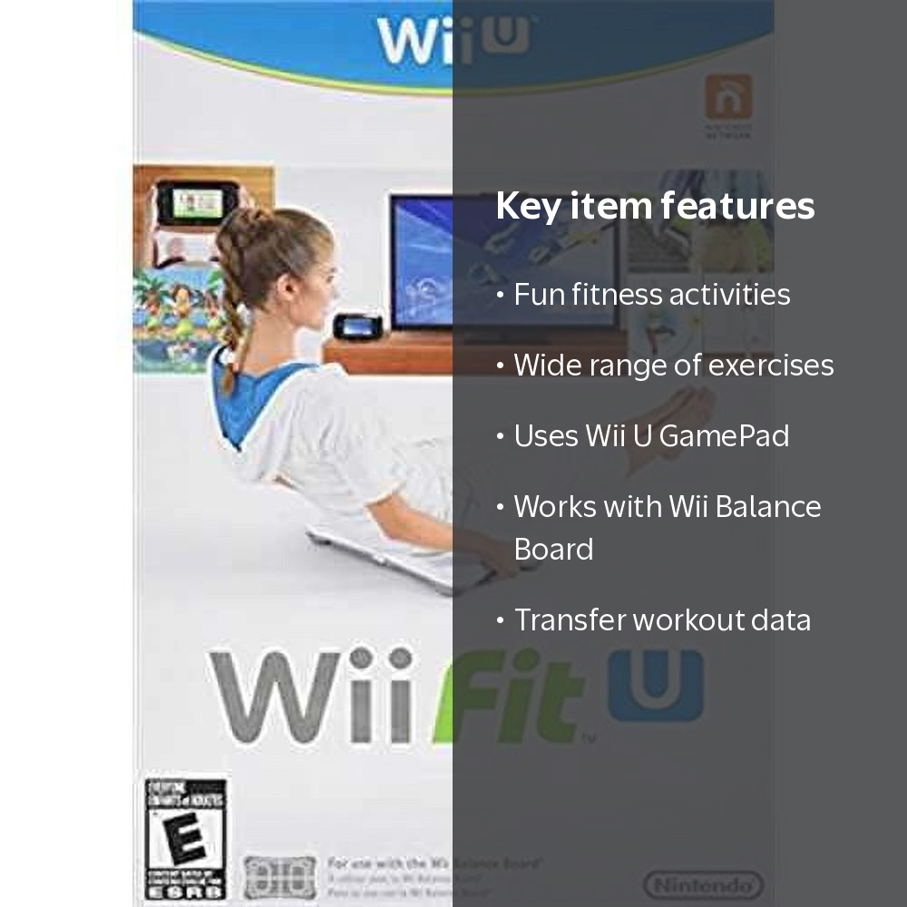 Nintendo Wii Fit U Software for Wii Balance Board, Exercise Game
