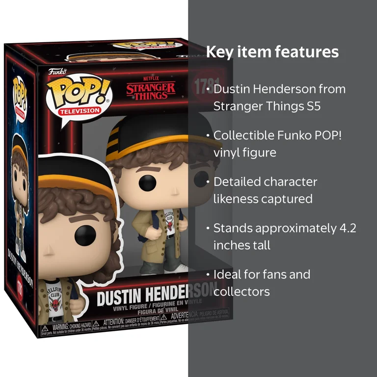 Funko POP! TV: Stranger Things Season 5- Dustin Henderson