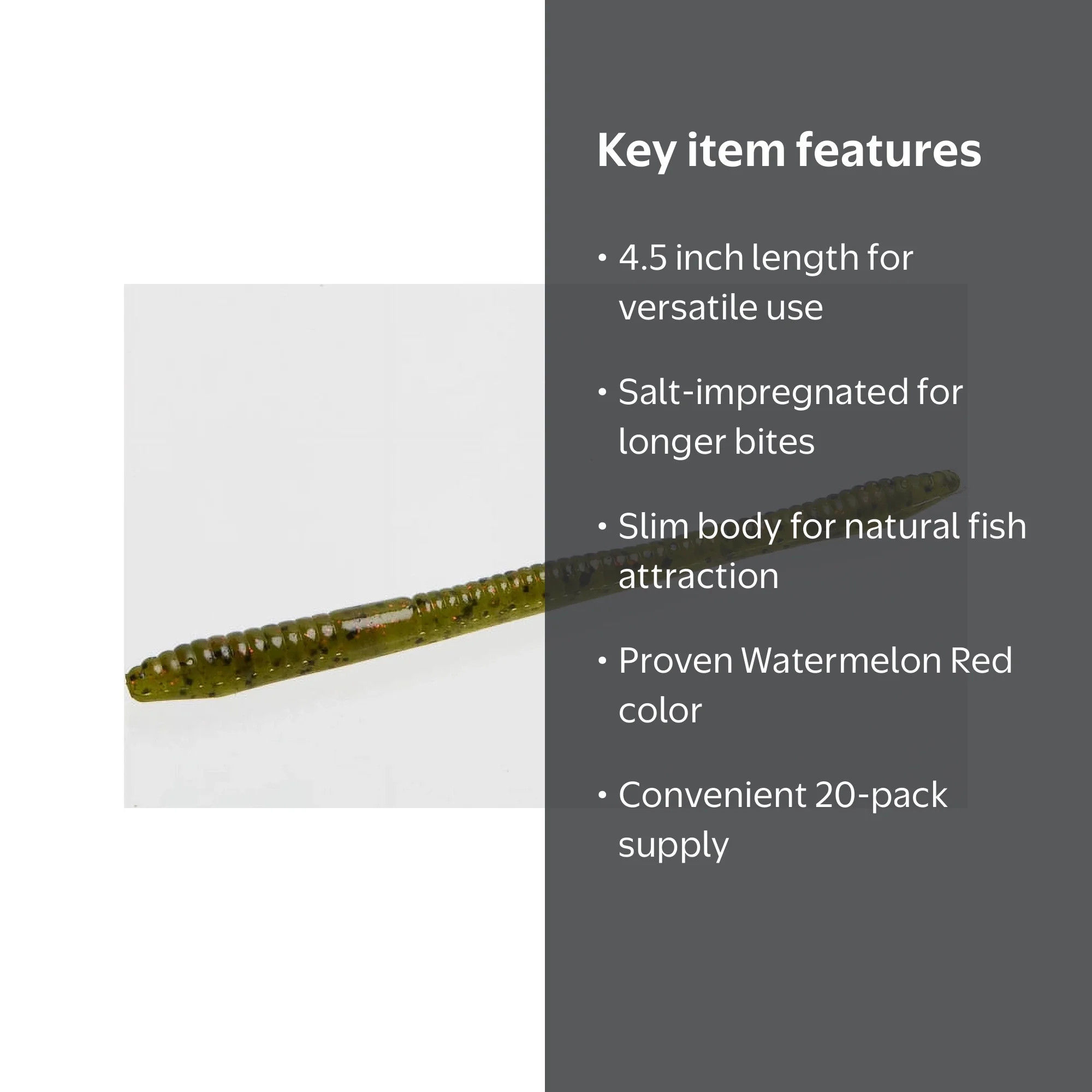 Zoom Finesse 4.5'' Watermelon Red 20pk - Walmart.com