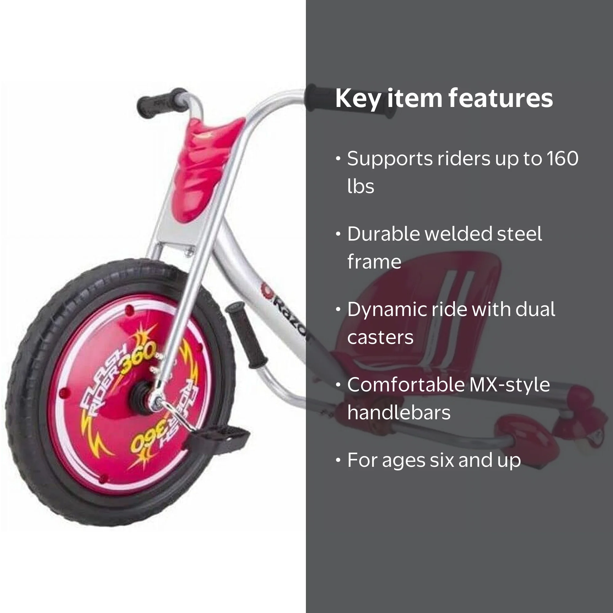 Razor FlashRider 360 Caster Trike - Walmart.com