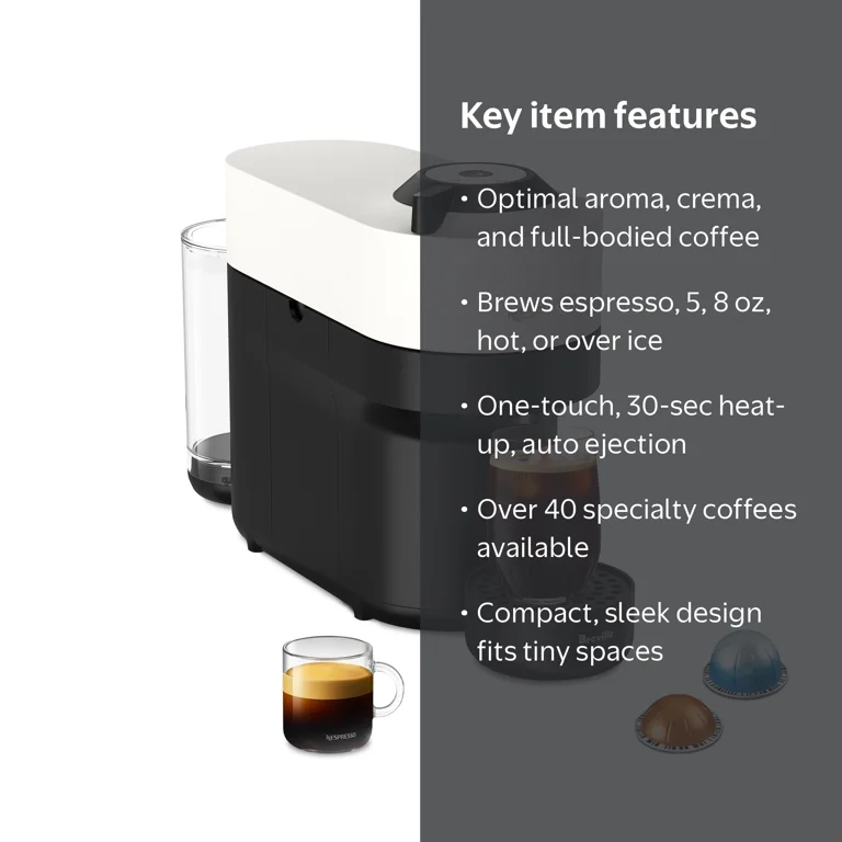 Nespresso Vertuo Pop Coffee and Espresso Maker by Breville