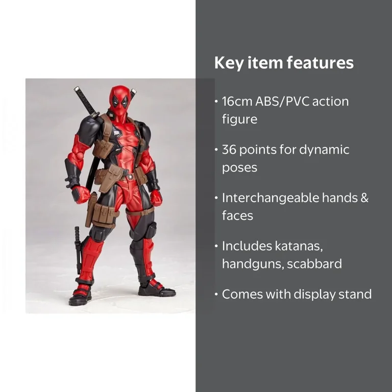 Deadpool ABS & PVC Amecome Yamaguchi Action figure - 160 mm