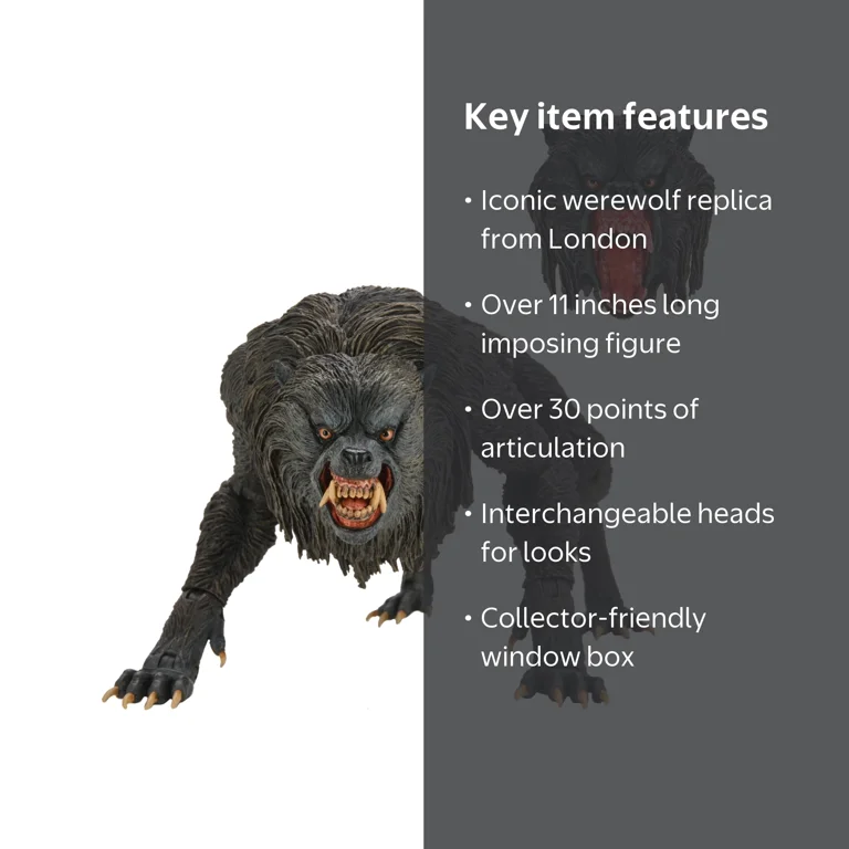 NECA 11 Inch American Werewolf in London Kessler Wolf Action