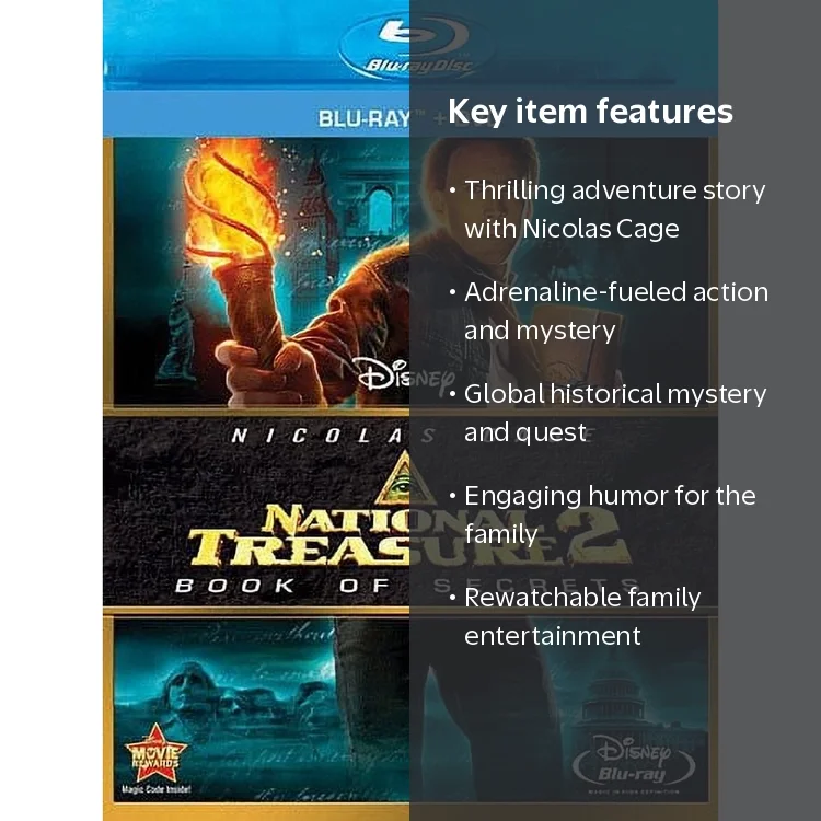 Disney, National Treasure 2: Book of Secrets, Blu-ray/DVD Combo