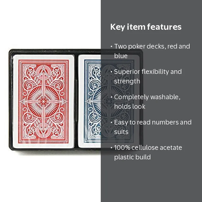 Kem Arrow Red and Blue Playing Cards, Wide - Walmart.com